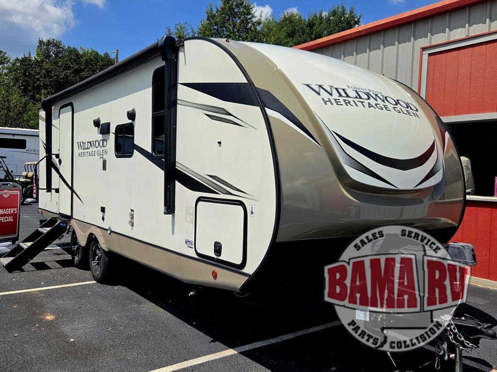 2022 Forest River Rv Wildwood Heritage Glen Hyper-Lyte 22RBHL in opelika AL