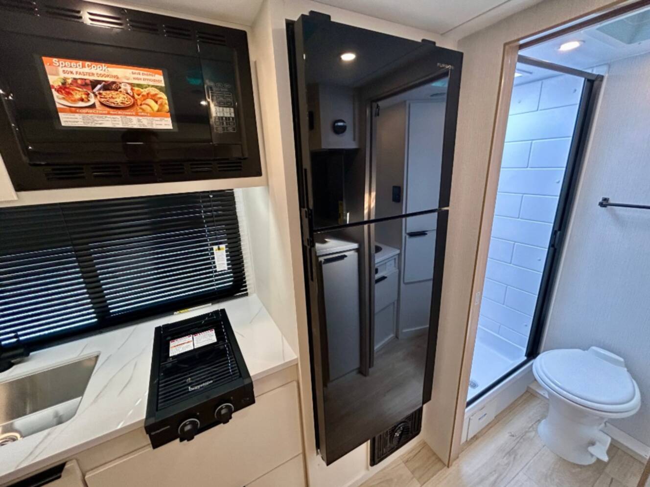 A photo of this 2026 Winnebago Micro Minnie 2108FBS