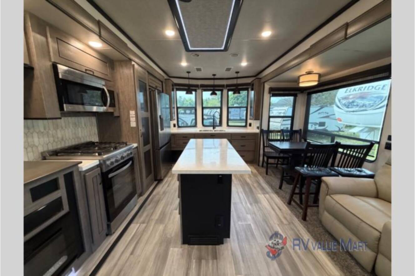 A photo of this 2022 Forest River Cedar Creek Cottage 40CFK2