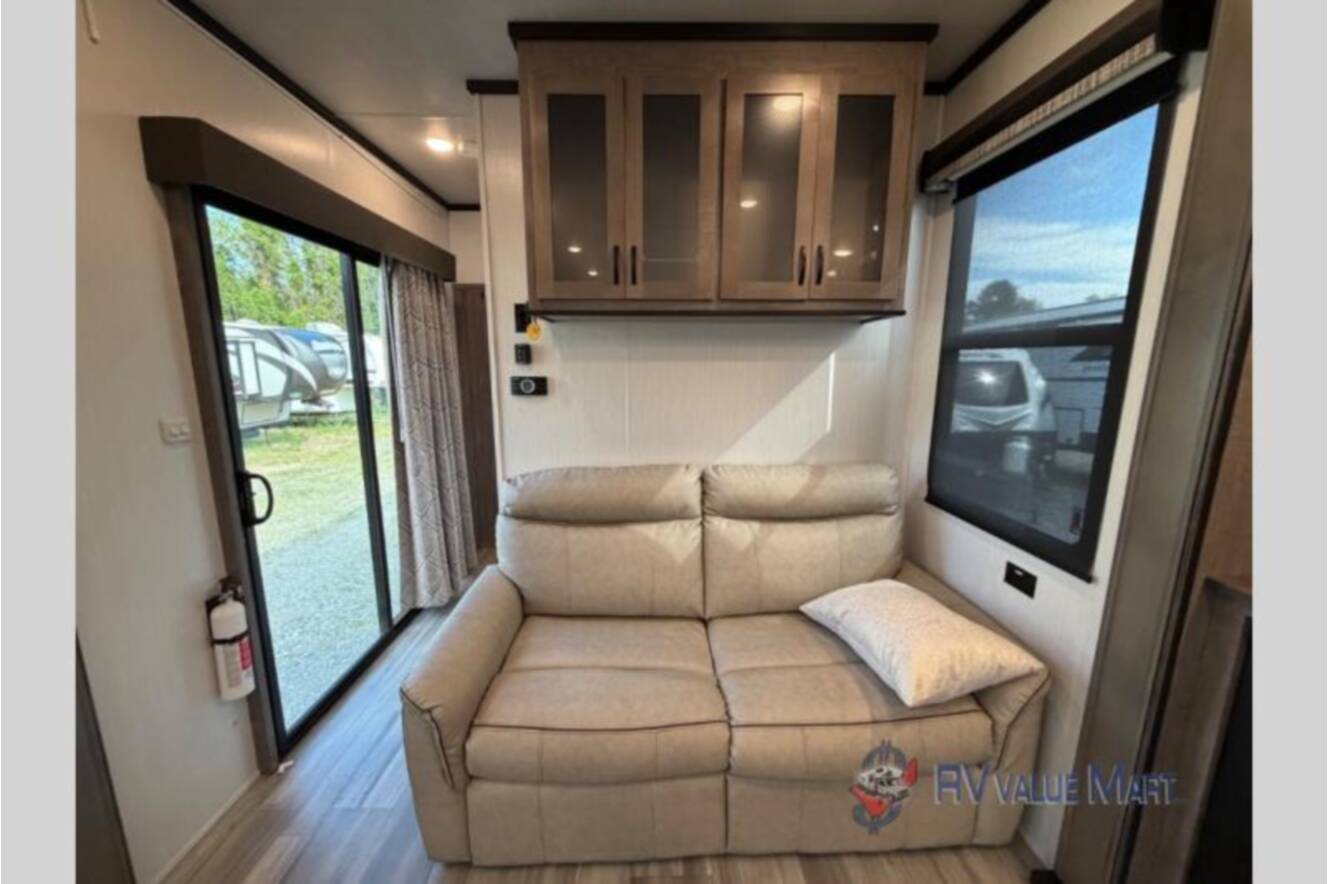 A photo of this 2022 Forest River Cedar Creek Cottage 40CFK2