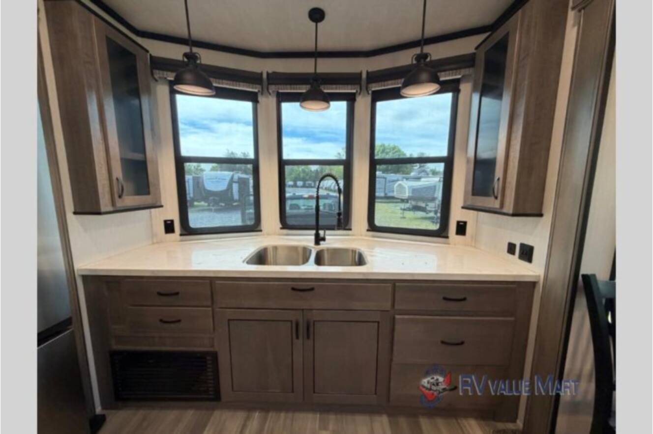 A photo of this 2022 Forest River Cedar Creek Cottage 40CFK2