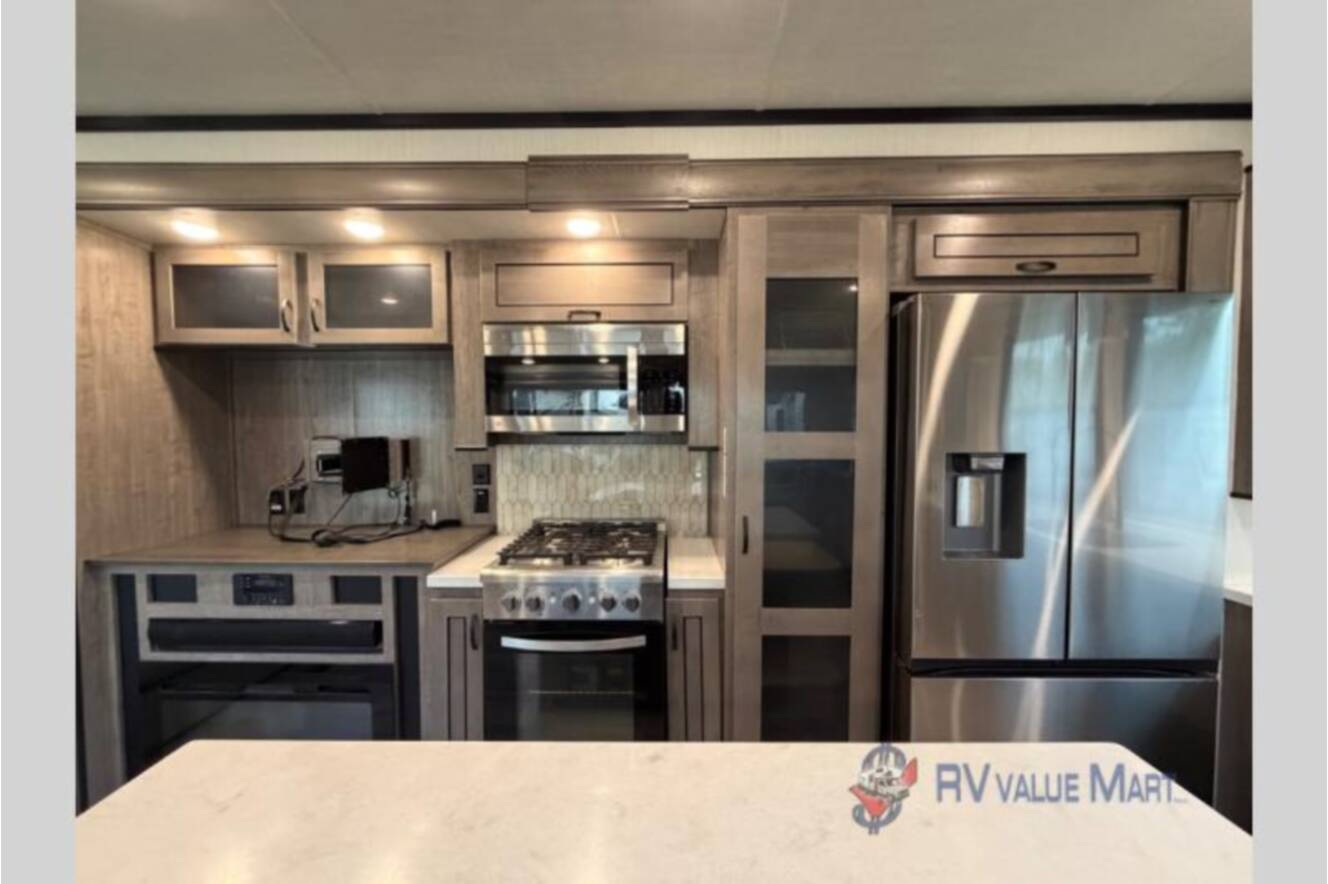 A photo of this 2022 Forest River Cedar Creek Cottage 40CFK2