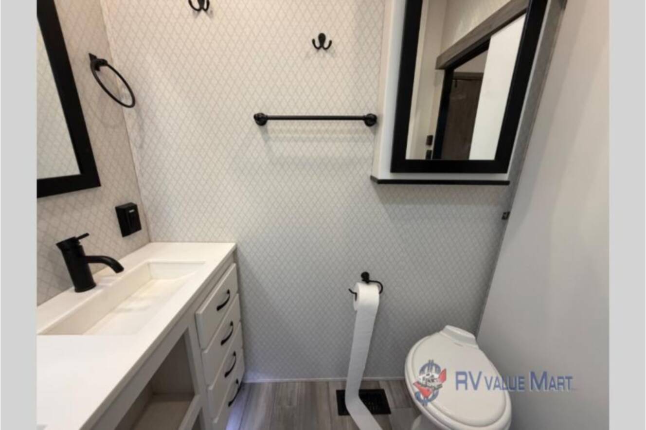 A photo of this 2022 Forest River Cedar Creek Cottage 40CFK2