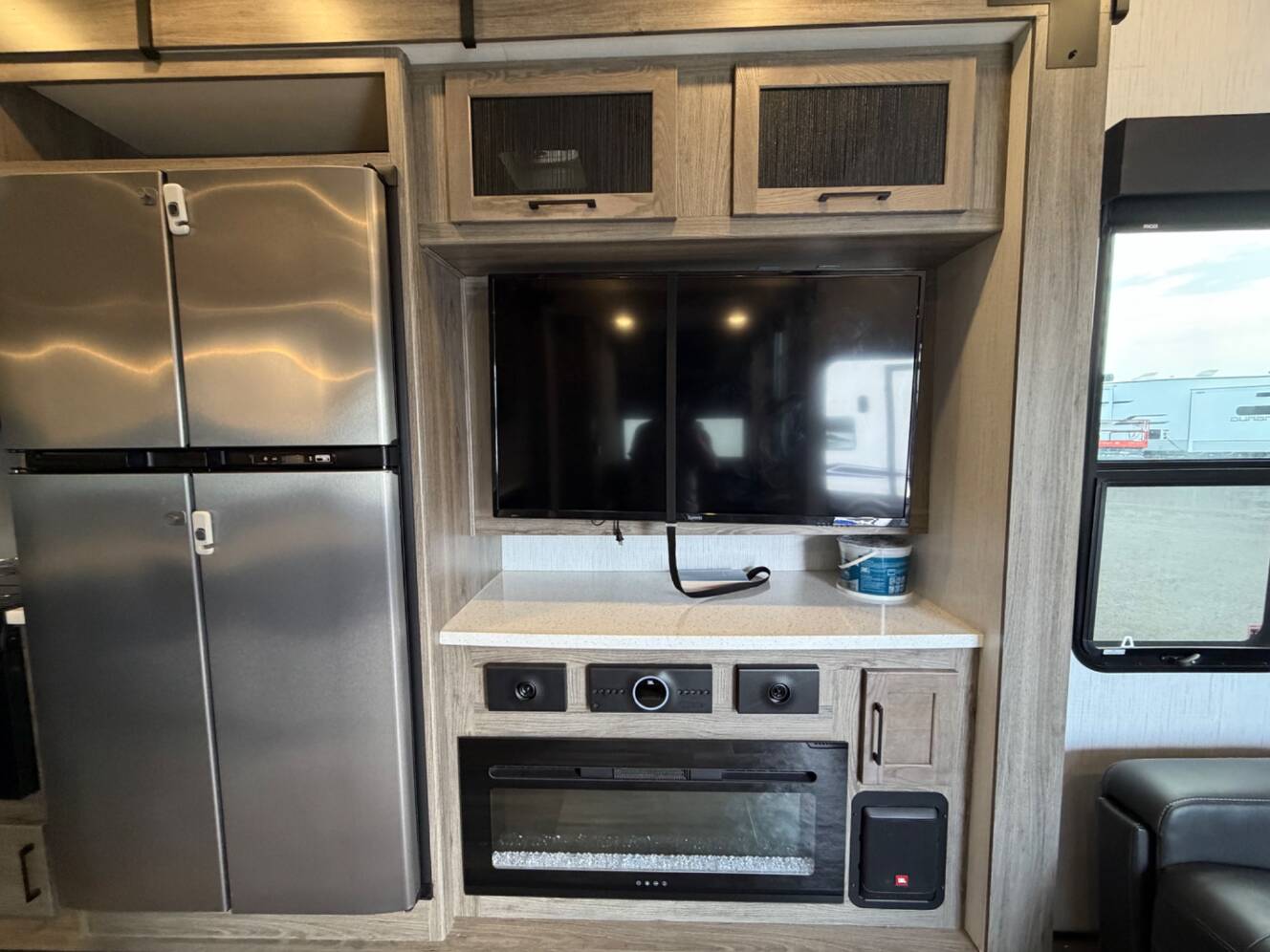 A photo of this 2022 Heartland Road Warrior Toy Hauler Series 351