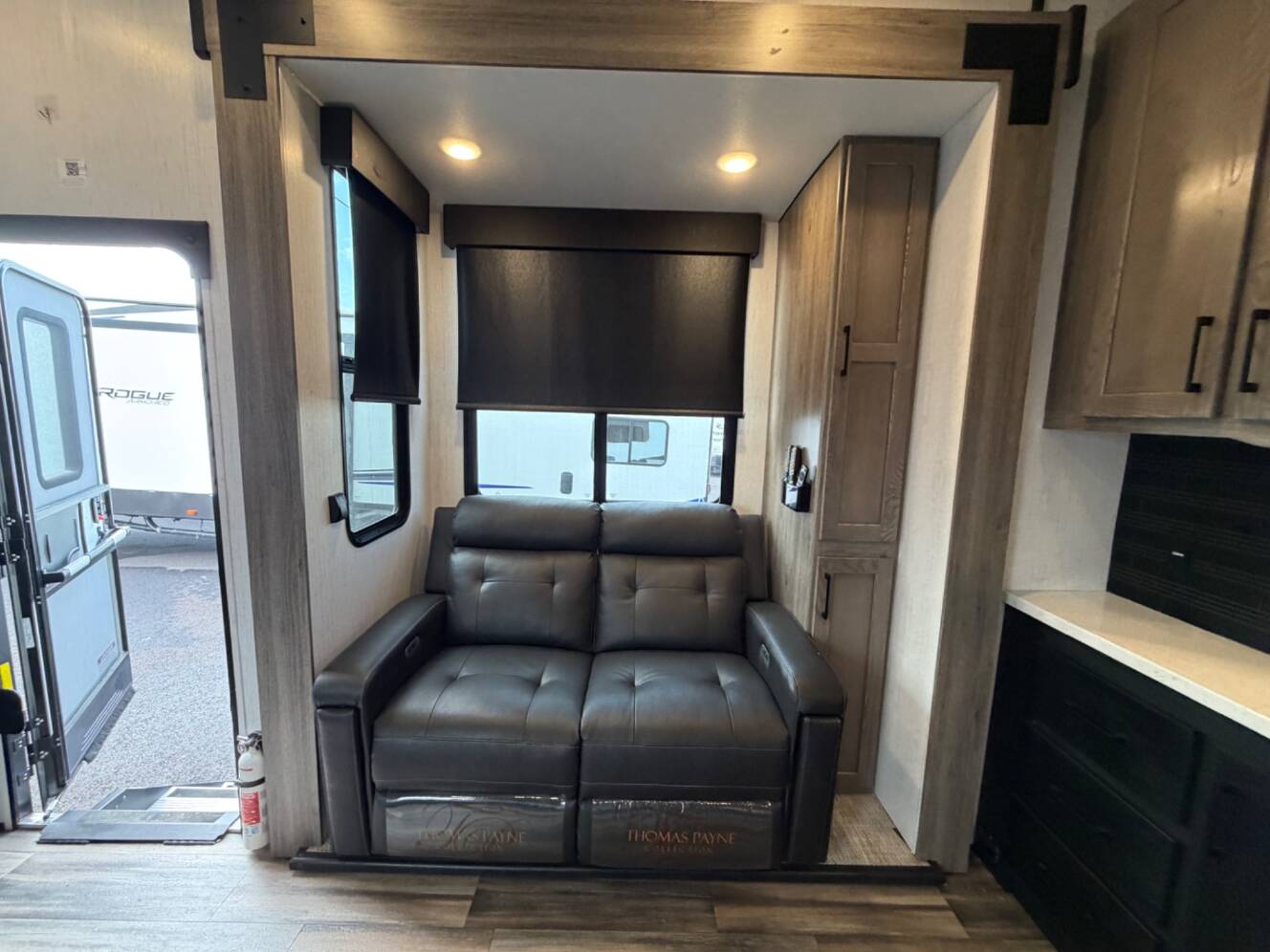 A photo of this 2022 Heartland Road Warrior Toy Hauler Series 351
