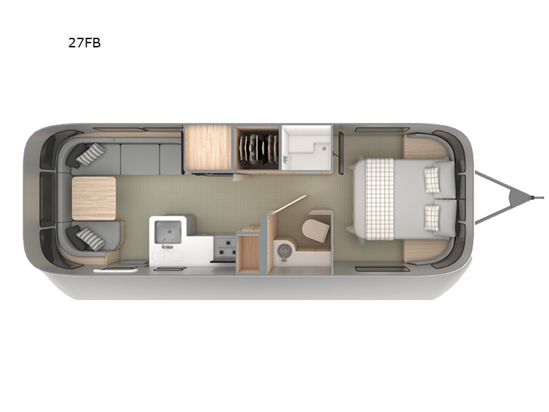 A photo of this 2026 Airstream Stetson 6666 Special Edition Queen Bed