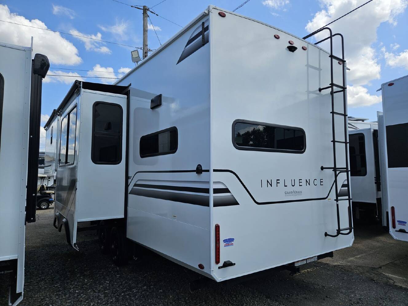 A photo of this 2026 Grand Design Influence 3203GK