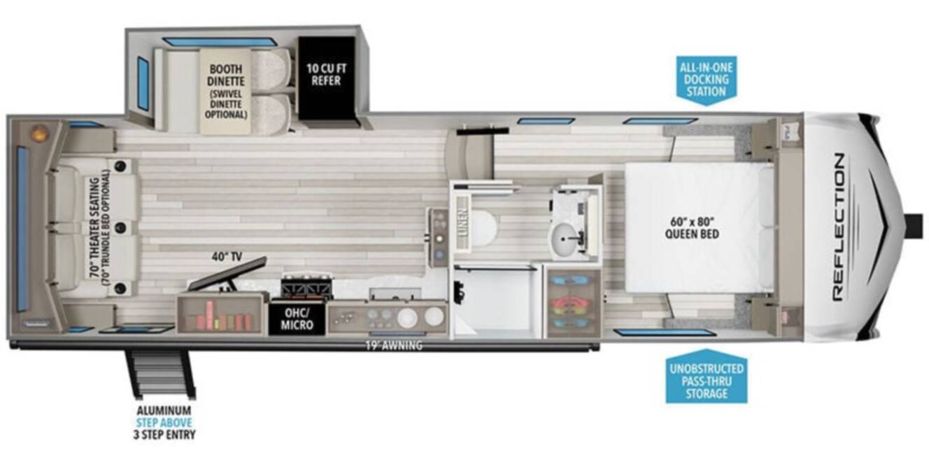 A photo of this 2026 Grand Design Reflection 100 Series 24RL