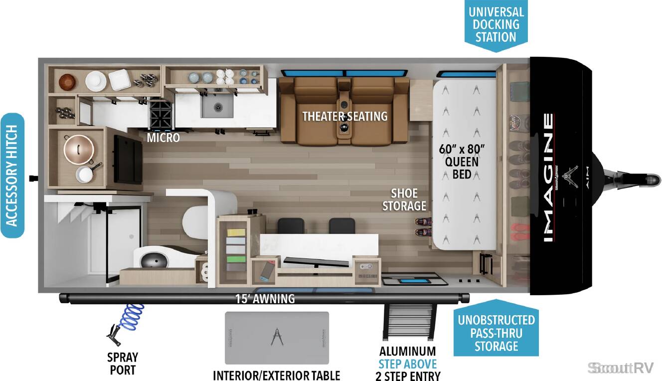 A photo of this 2027 Grand Design Imagine Aim 19MLA