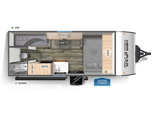 2024 Forest River Cherokee Wolf Den 16EV in fresno CA