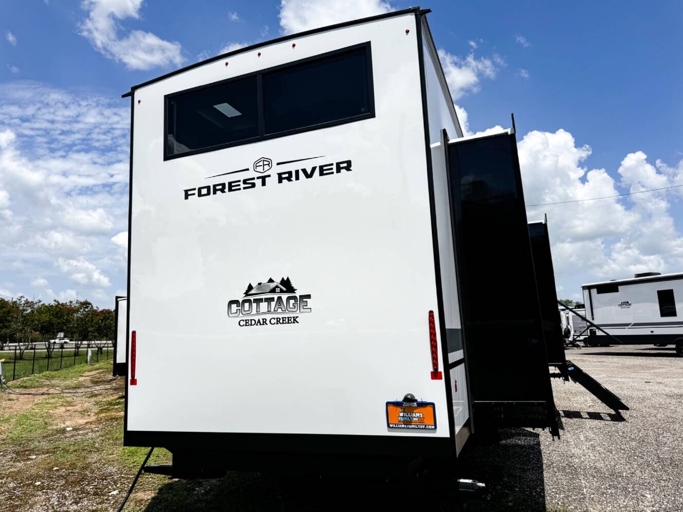A photo of this 2026 Forest River Cedar Creek Cottage 413FWC