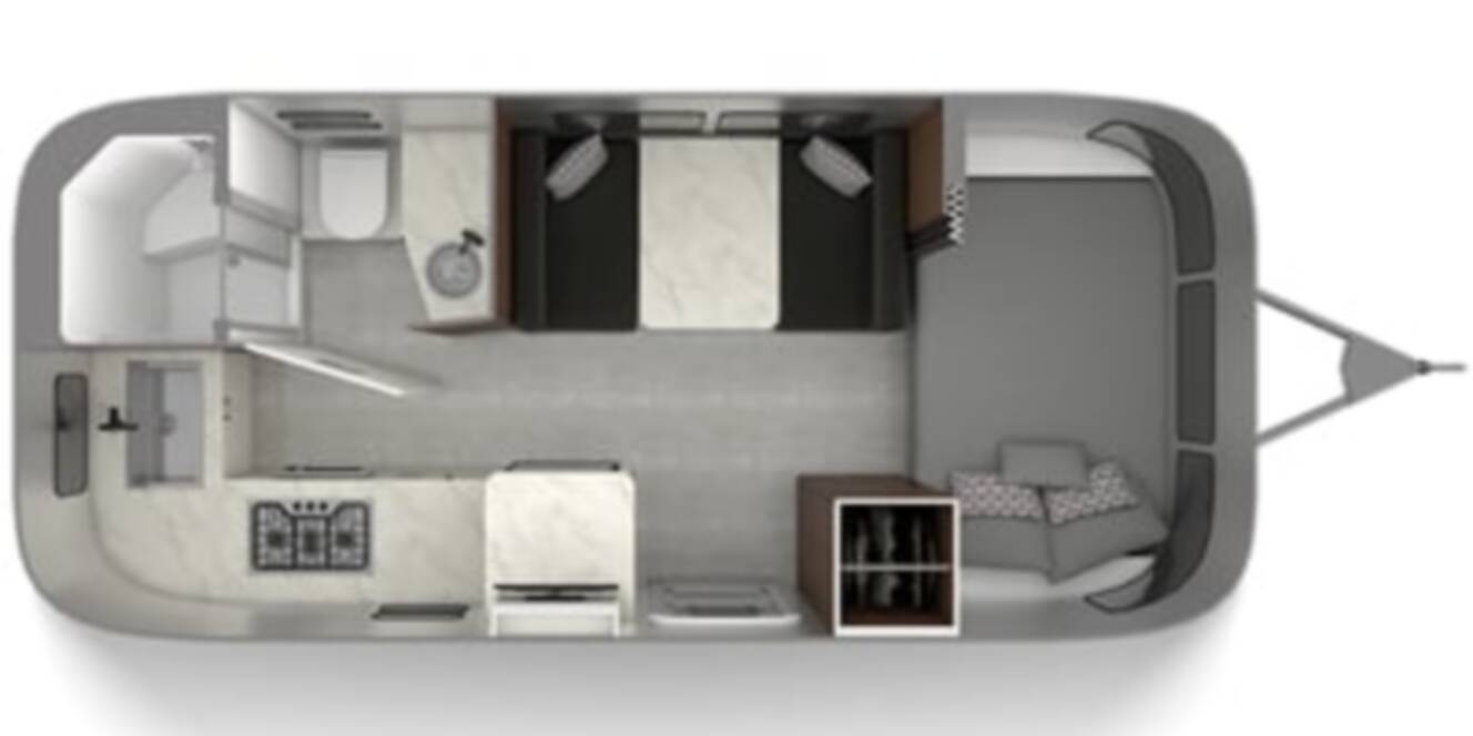 A photo of this 2020 Airstream Caravel 20FB