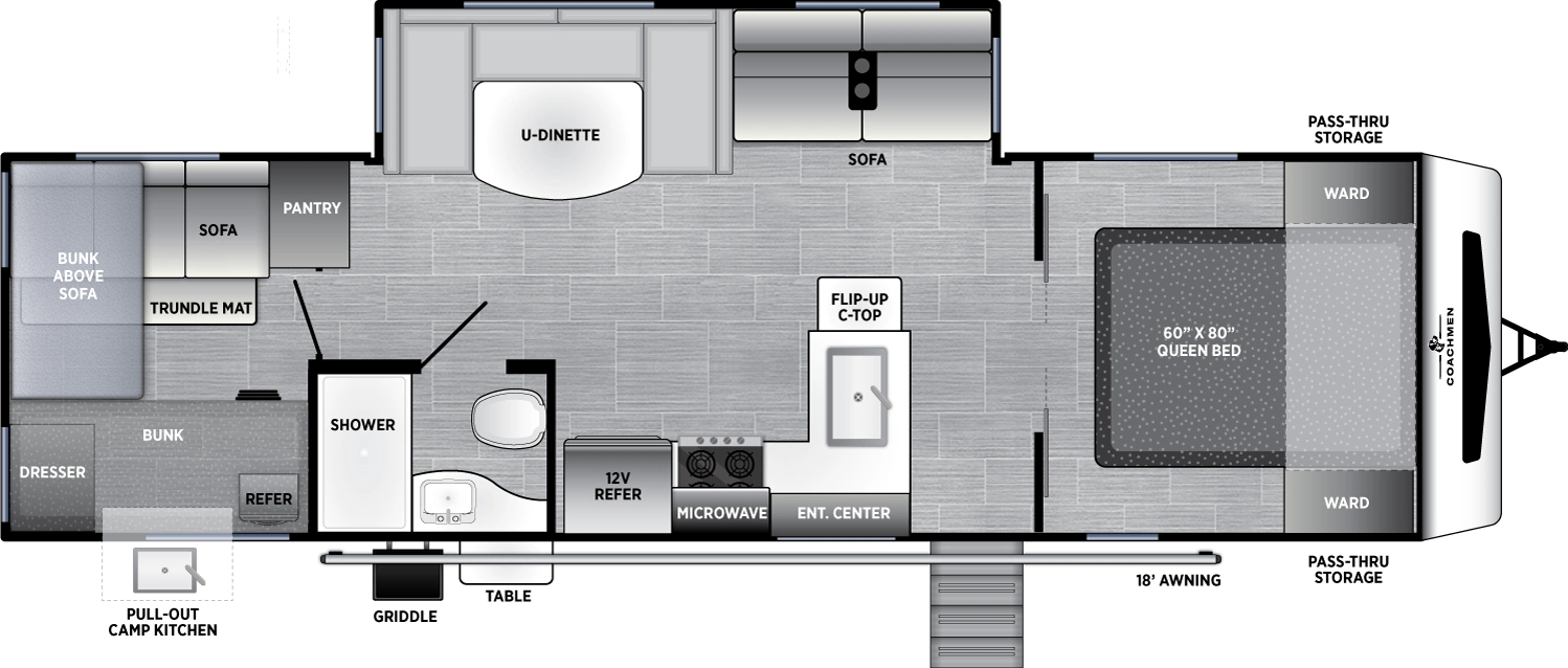2026 Coachmen Freedom Express Ultra Lite 330BHJJLE in lakeland FL