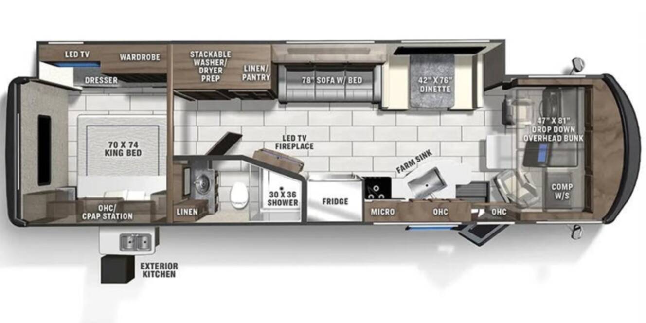 A photo of this 2025 Coachmen Mirada 33SS