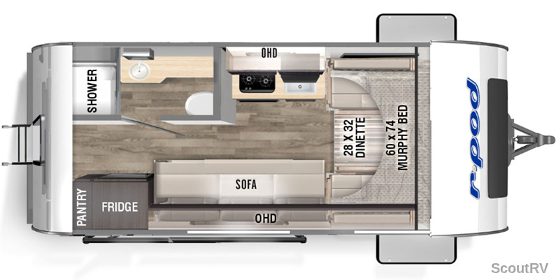 2024 Forest River R-Pod 153C RP-153C in fresno CA