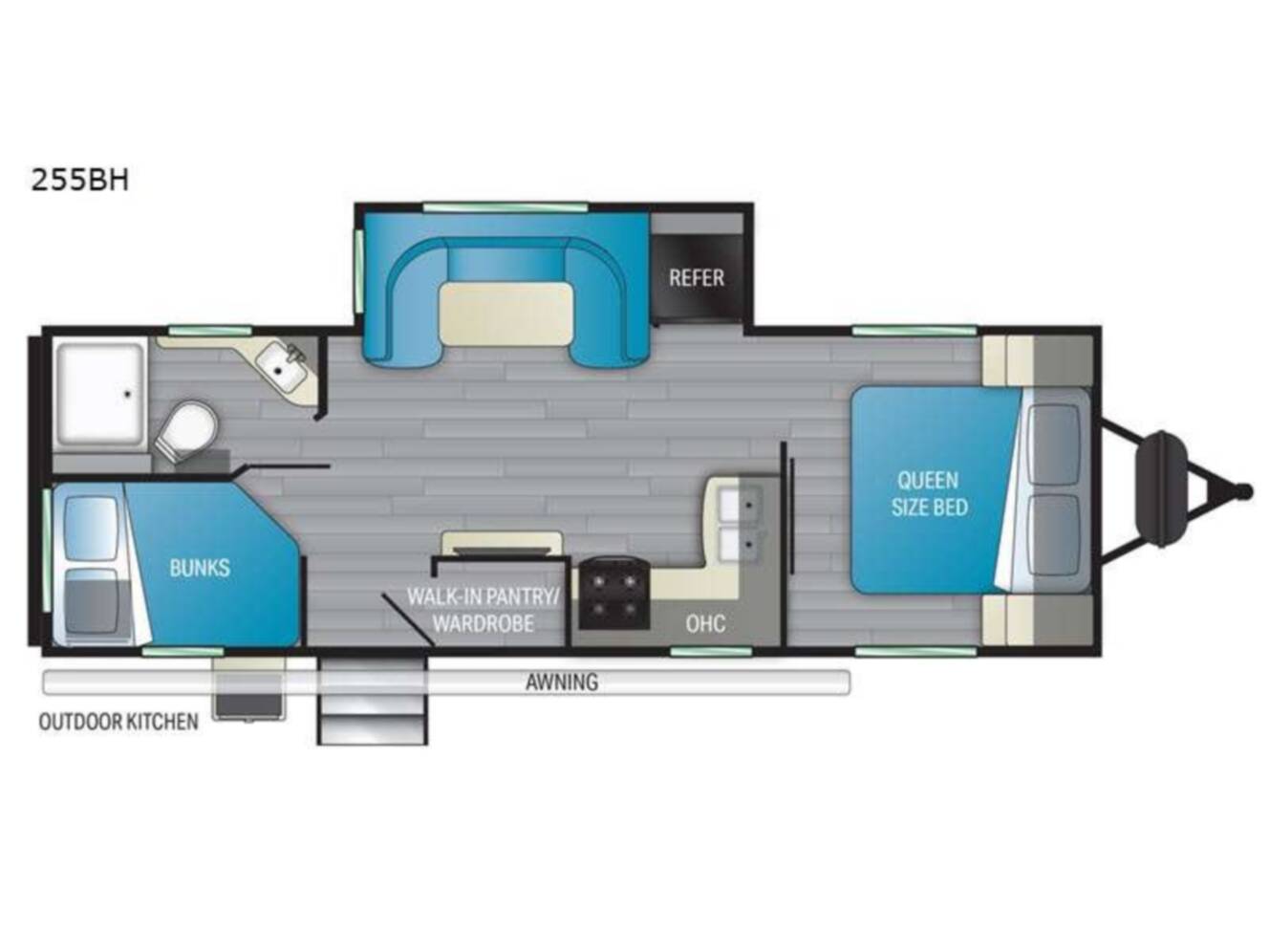 A photo of this 2022 Heartland Sundance Ultra Lite Series 255BH