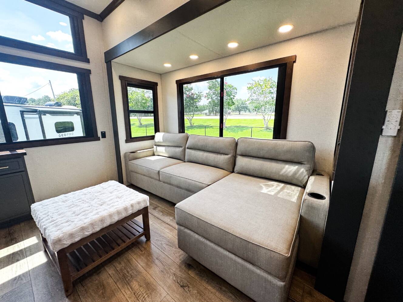 A photo of this 2026 Forest River Cedar Creek Cottage 412FWC