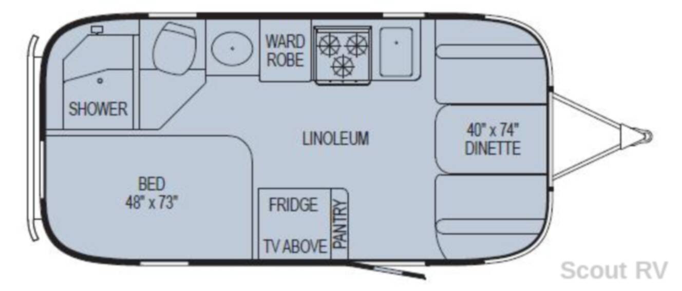 A photo of this 2004 Airstream International Bambi CCD 19CCD