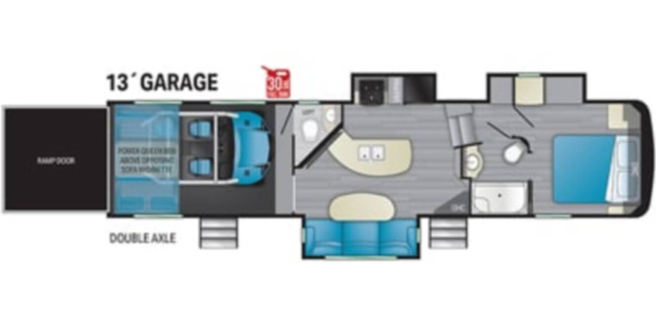 A photo of this 2021 Heartland Gravity GR 3510