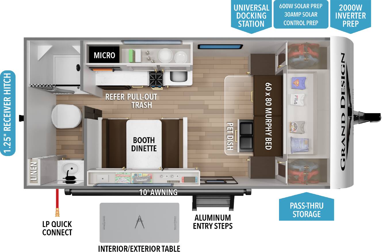 A photo of this 2026 Grand Design Transcend One 151RB