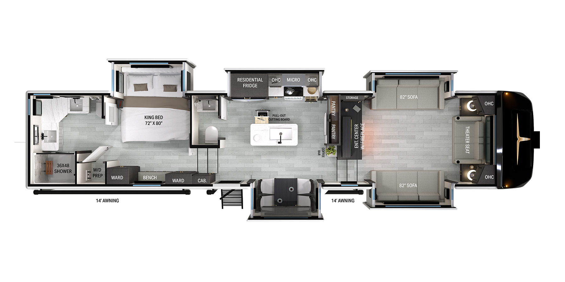 2019 Heartland Bighorn 39FL in chocowinity NC