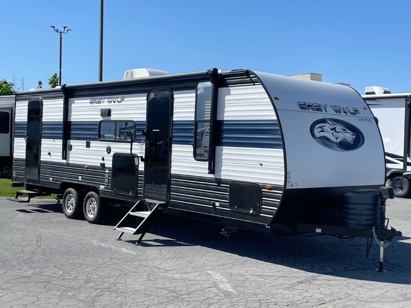 A photo of this 2024 Forest River GREY WOLF 26DBH