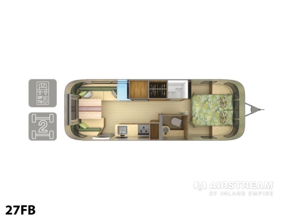 A photo of this 2019 Airstream Tommy Bahama 27FB