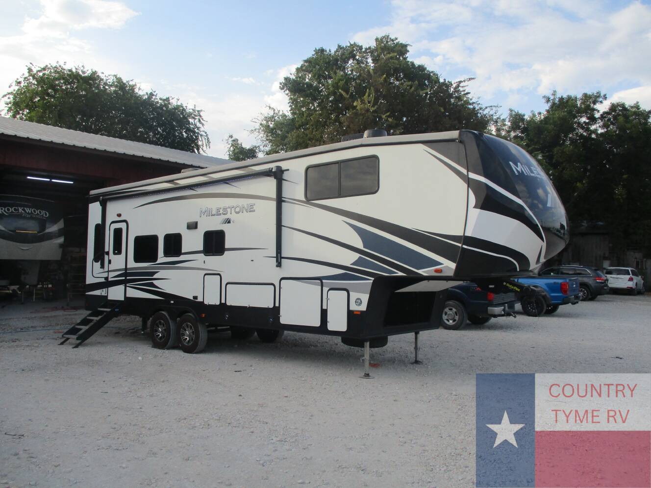 A photo of this 2020 Heartland Milestone 317RL