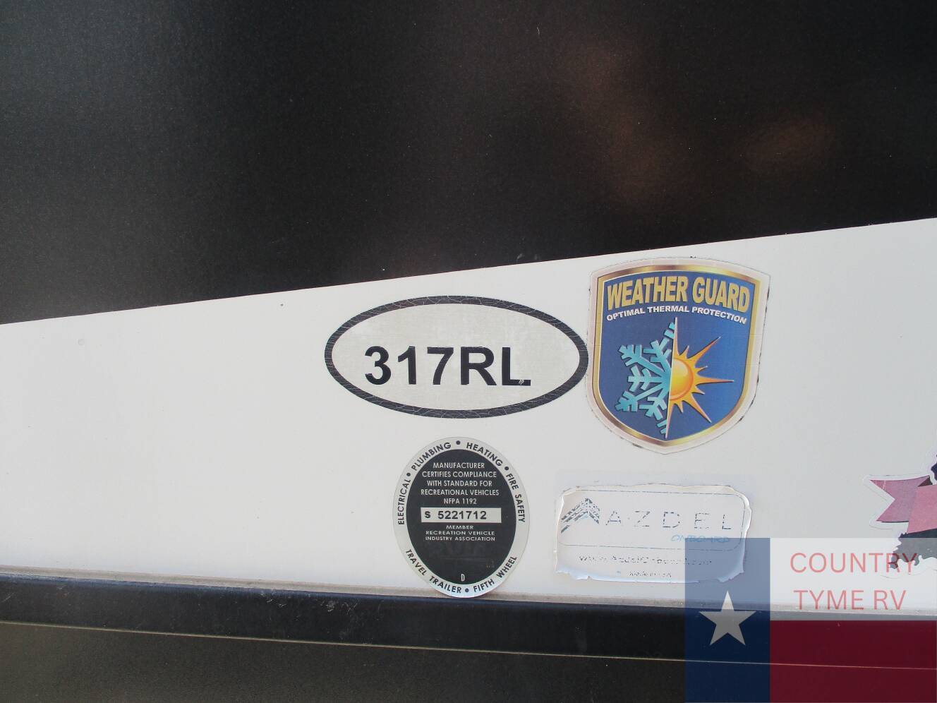 A photo of this 2020 Heartland Milestone 317RL