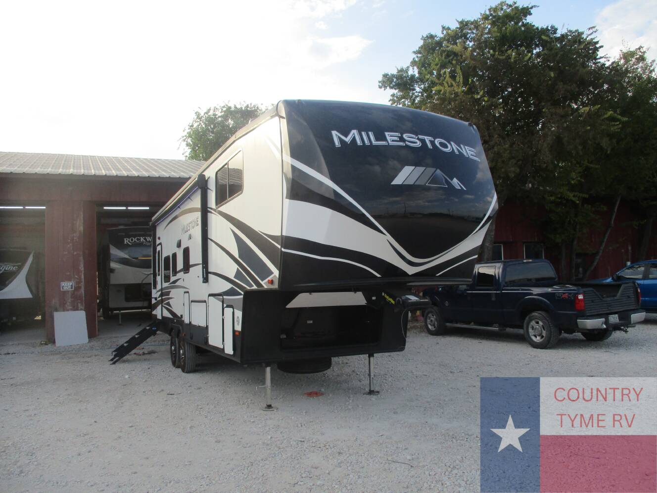 A photo of this 2020 Heartland Milestone 317RL