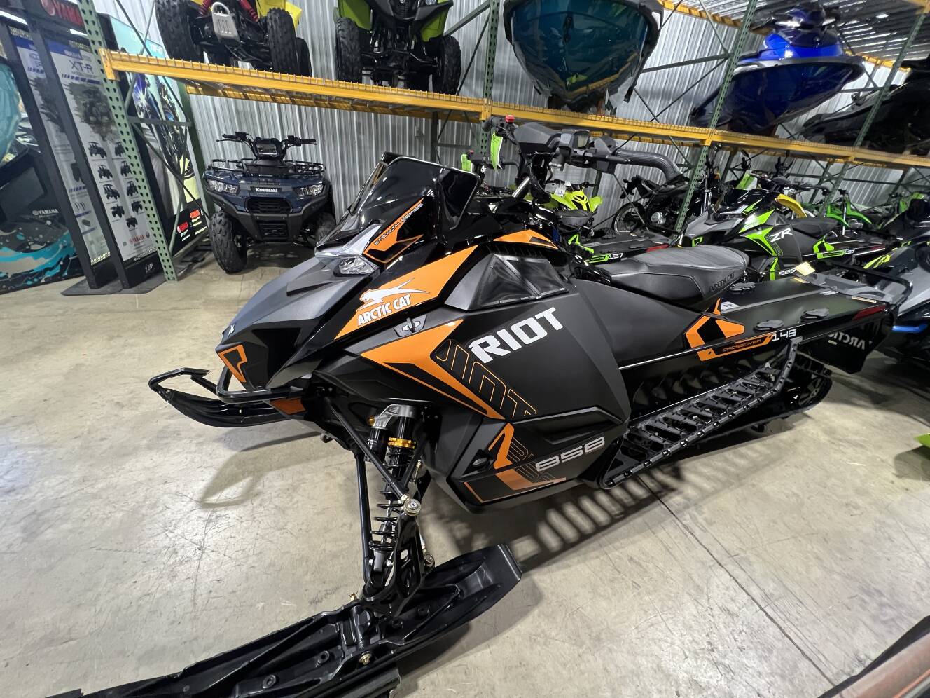 A photo of this 2026 Arctic Cat Riot 858 Sno Pro 1.75 ES (Sport Gauge)