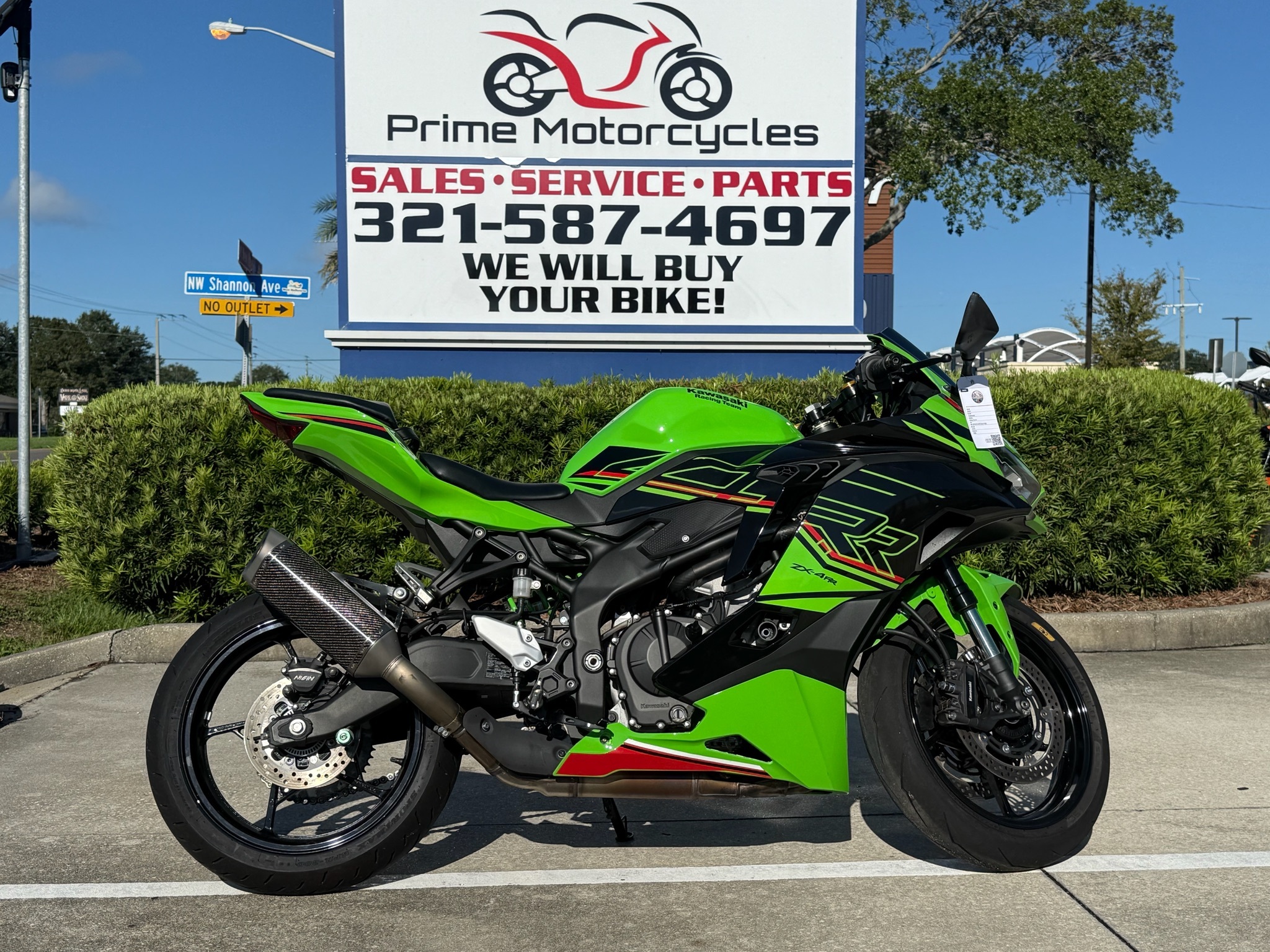 Lime Green Ninja ZX-4RR For Sale Near 28098 - Kawasaki Motorcycles
