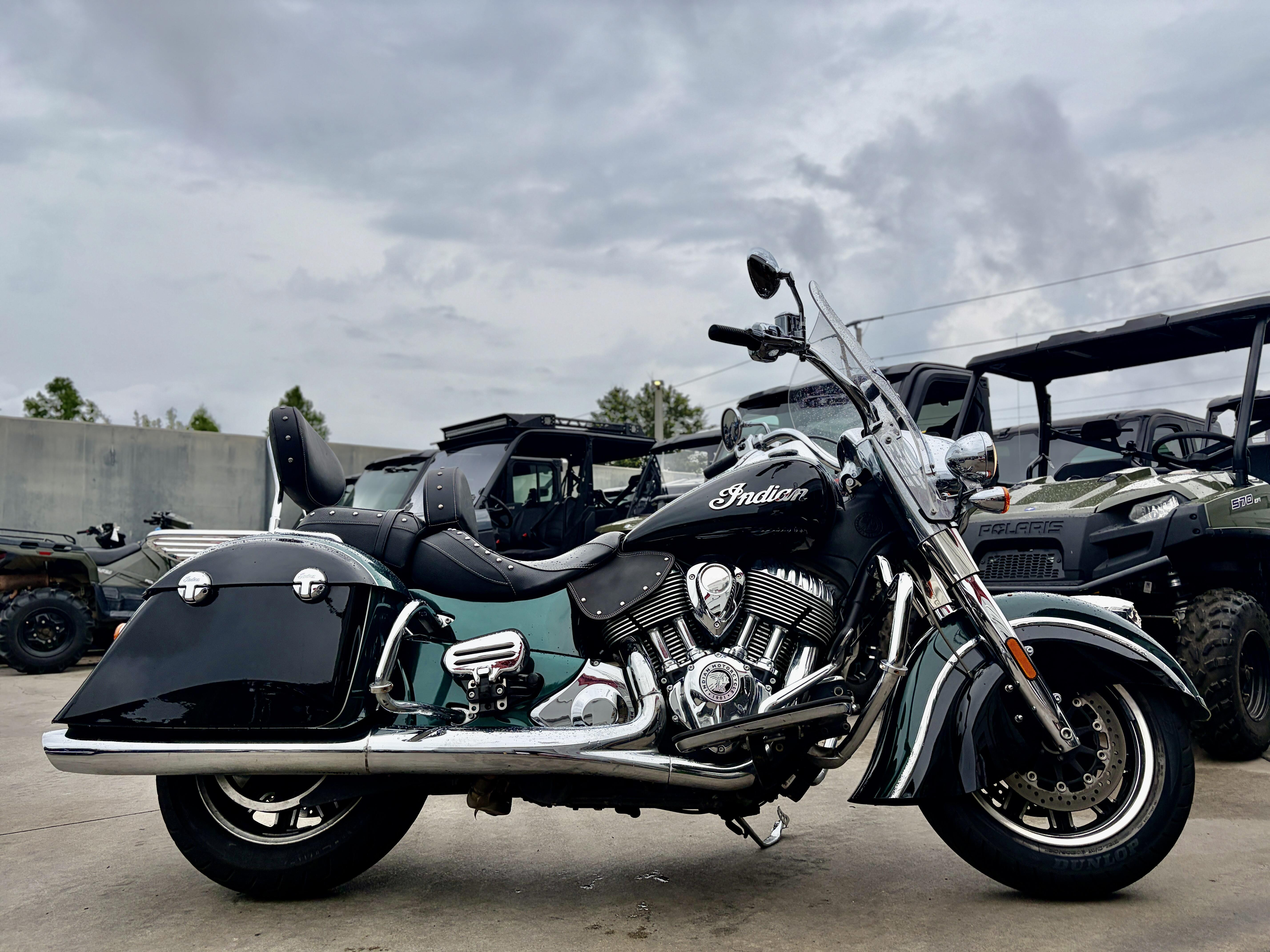 2018 Indian Motorcycle SPRINGFIELD METALLIC JADETHNDR BLK 49ST BASE in Sanford, FL