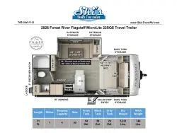 2026 Forest River Flagstaff Micro Lite 22SQS