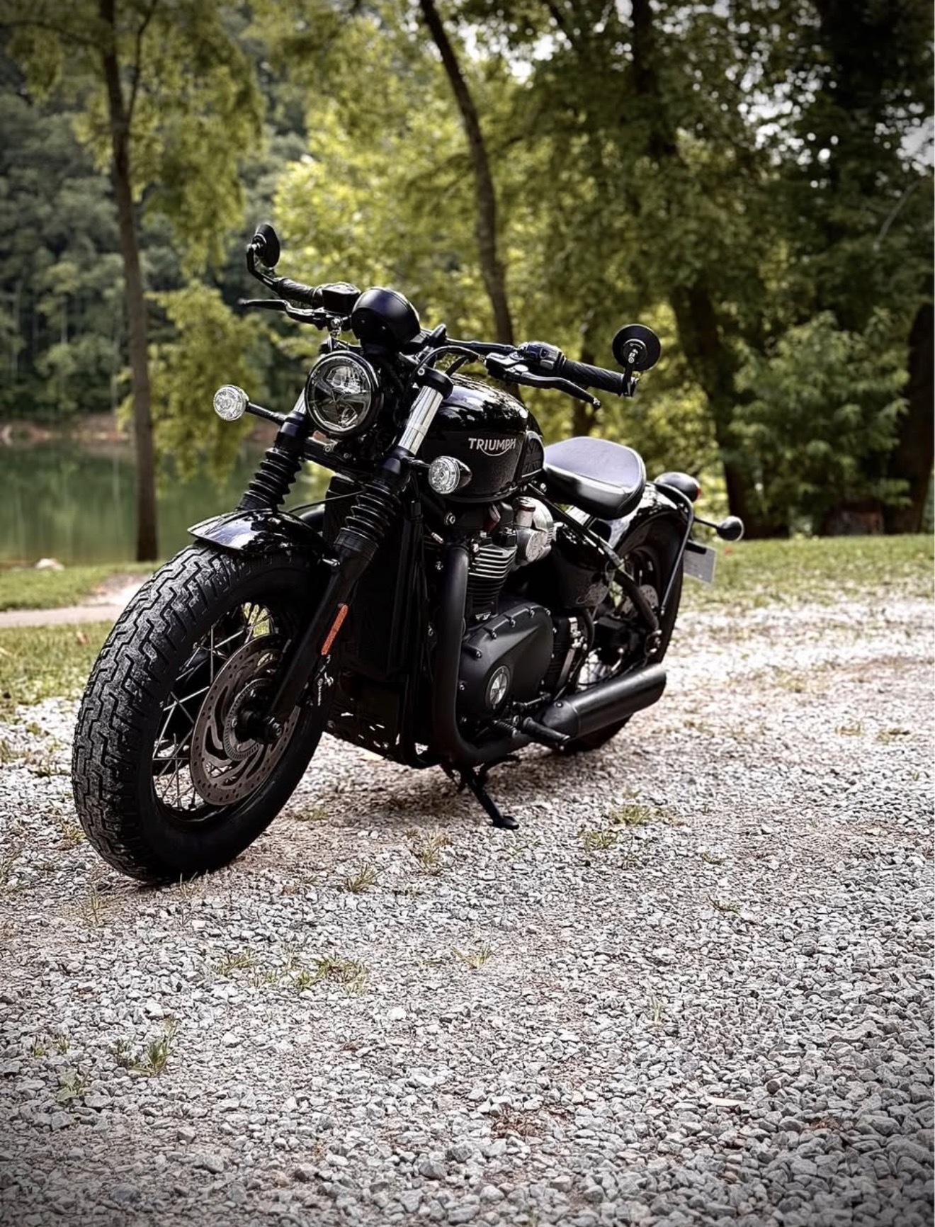 2019 Triumph BONNEVILLE BOBBER BLACK BLACK in Pineville, KY