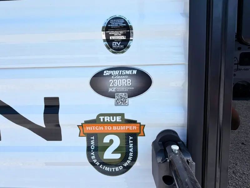 2027 KZ RV Sportsmen Classic 230RB