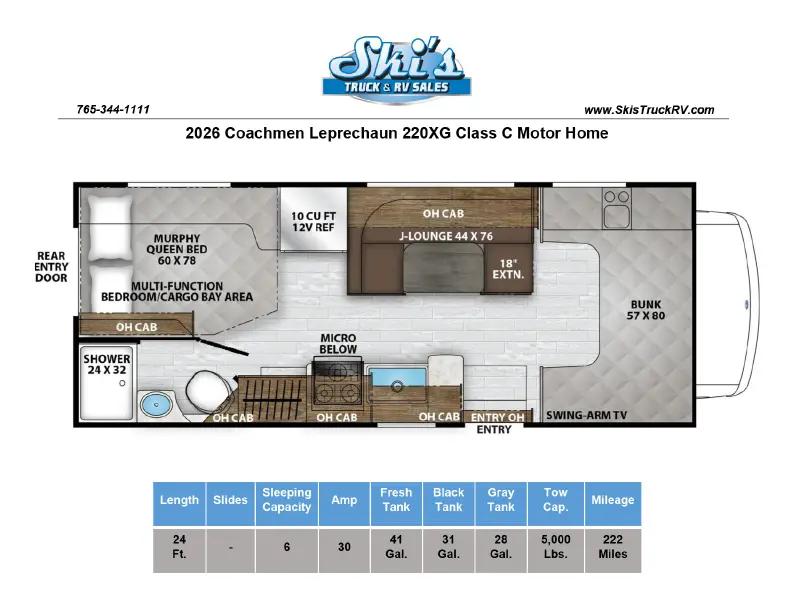 2026 Coachmen Leprechaun 220XG