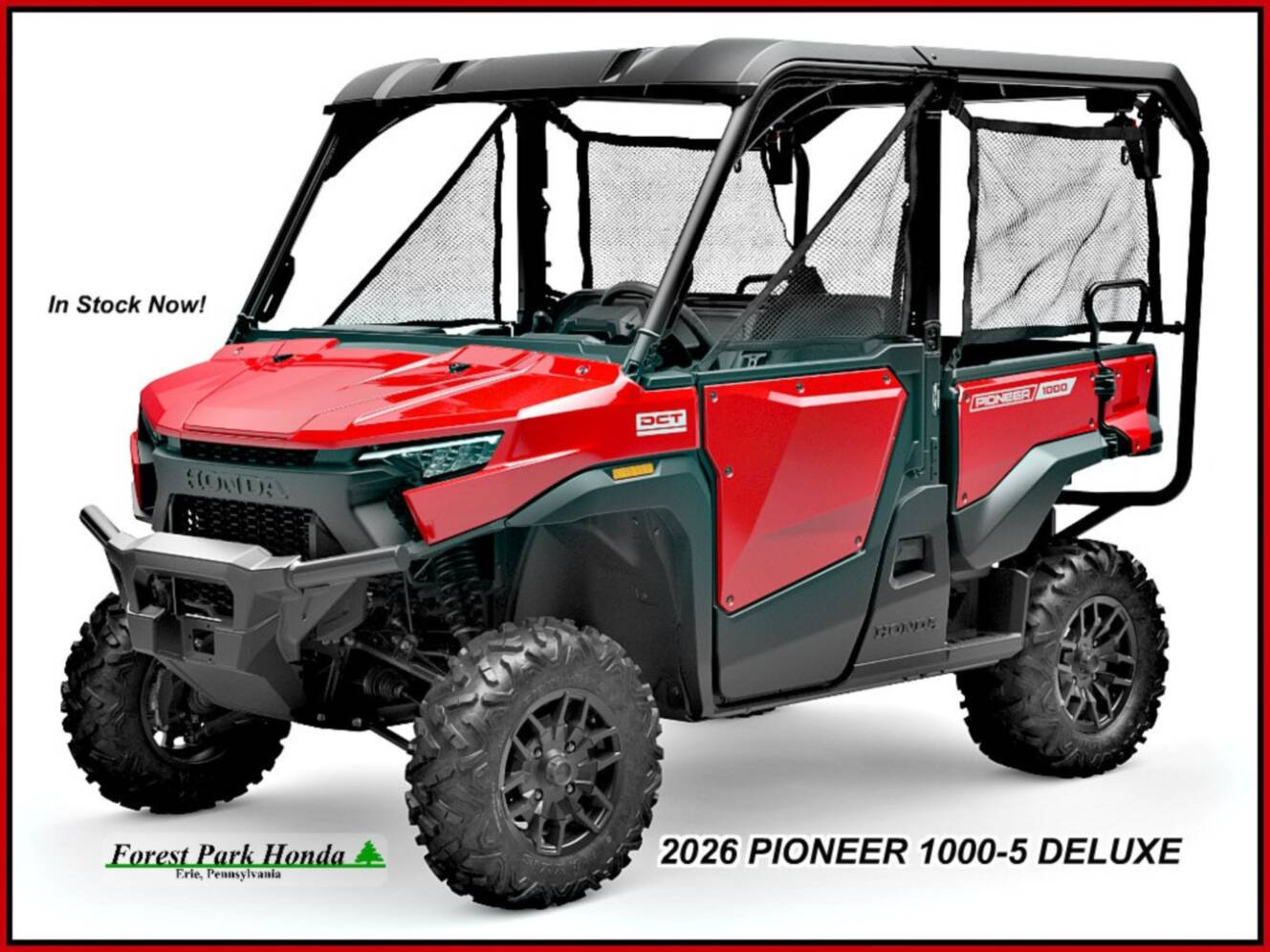 A photo of this 2026 Honda Pioneer 1000-5 Deluxe