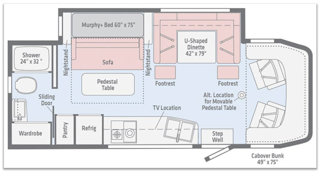 2021 Winnebago NAVION 24D in zephyrhills FL