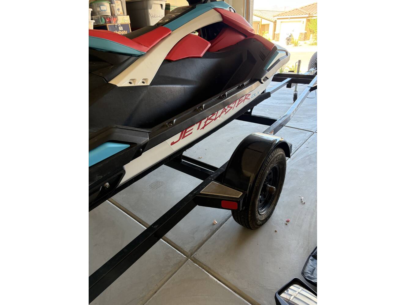 A photo of this 2025 Yamaha WAVERUNNER JETBLASTER DLX 2-UP