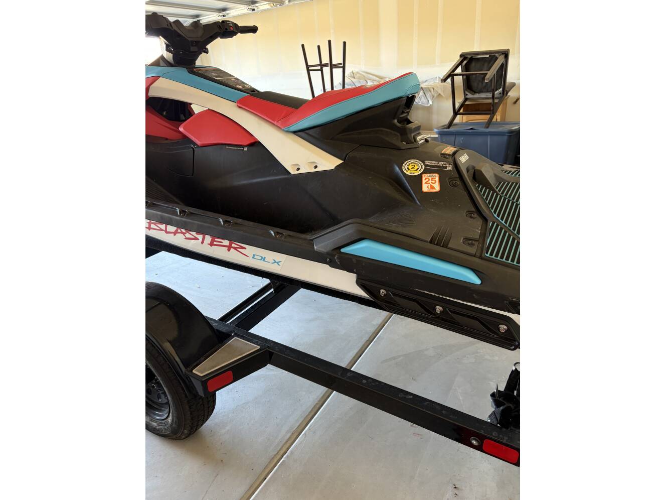 A photo of this 2025 Yamaha WAVERUNNER JETBLASTER DLX 2-UP
