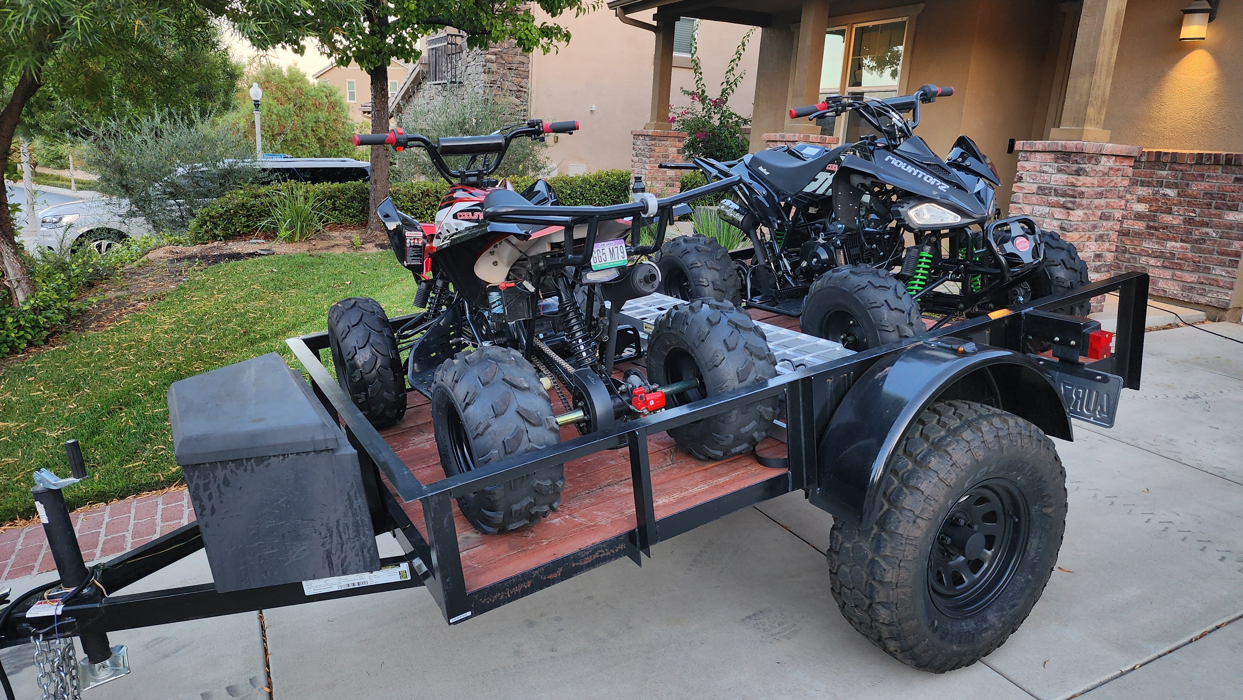 2017 Carson Trailer BU142 UTILITY TRAILER Utility Carts snowmobile