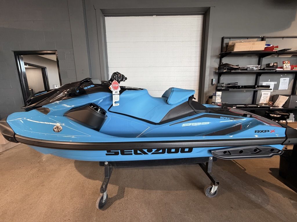 2026 Sea-Doo RXP-X 325 Tech, BRP Premium A, iBR Gulfstream Blue P in bedford OH