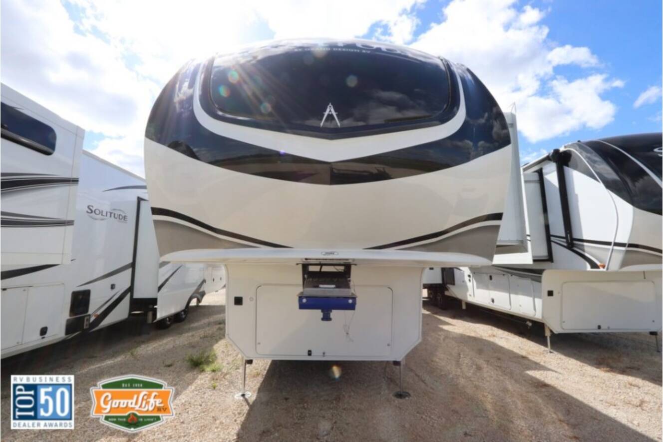 A photo of this 2026 Grand Design Solitude 390RK