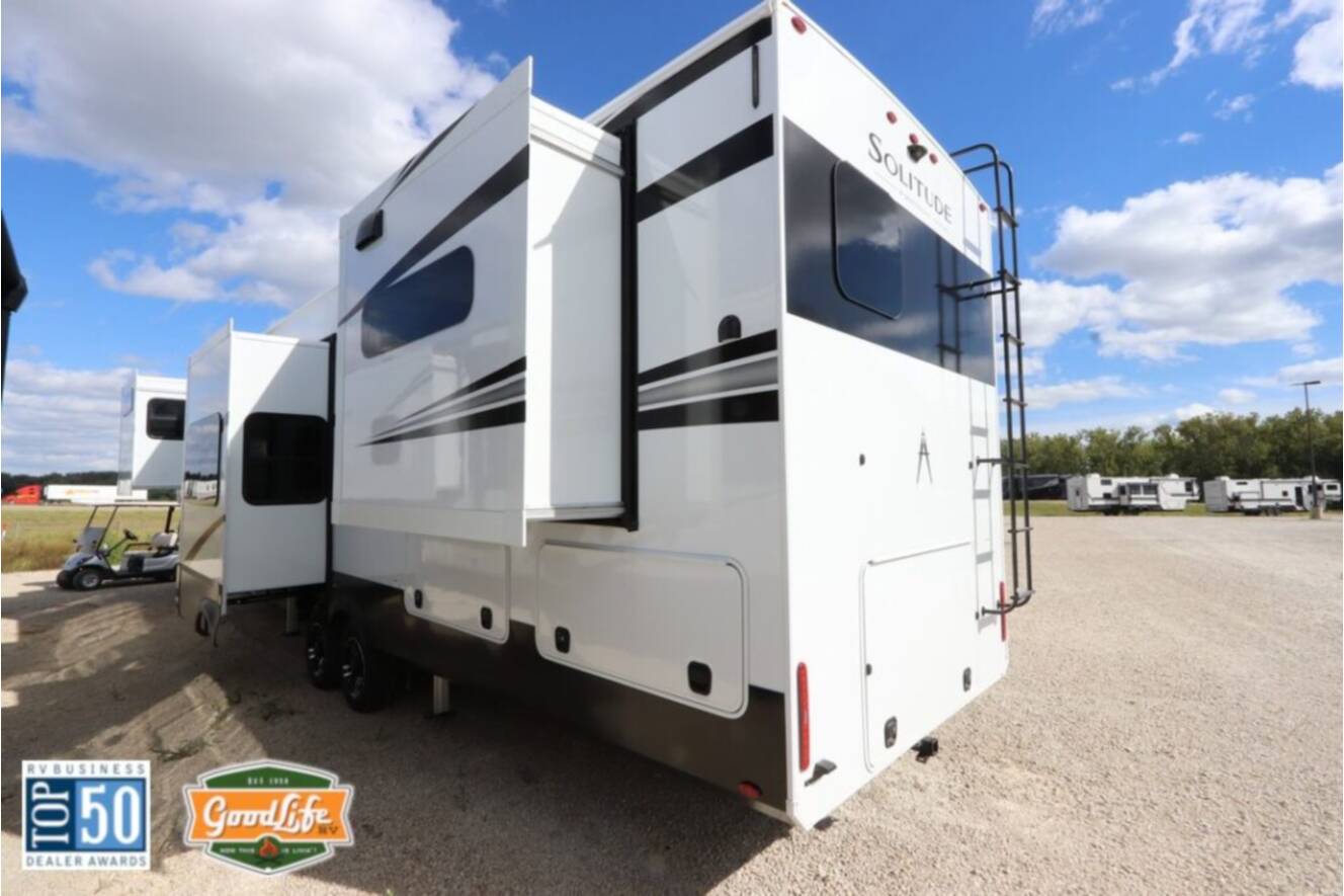 A photo of this 2026 Grand Design Solitude 390RK