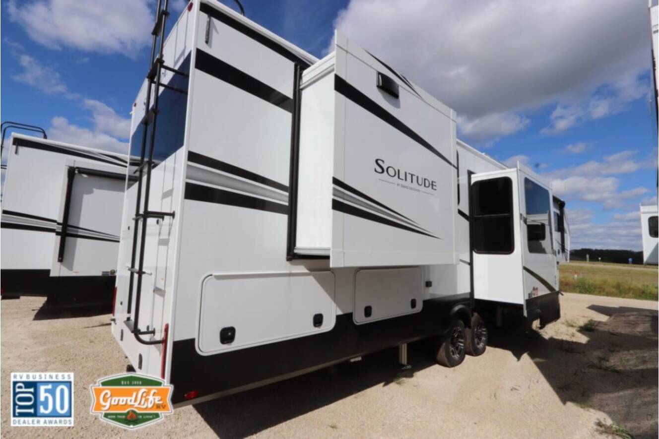 A photo of this 2026 Grand Design Solitude 390RK