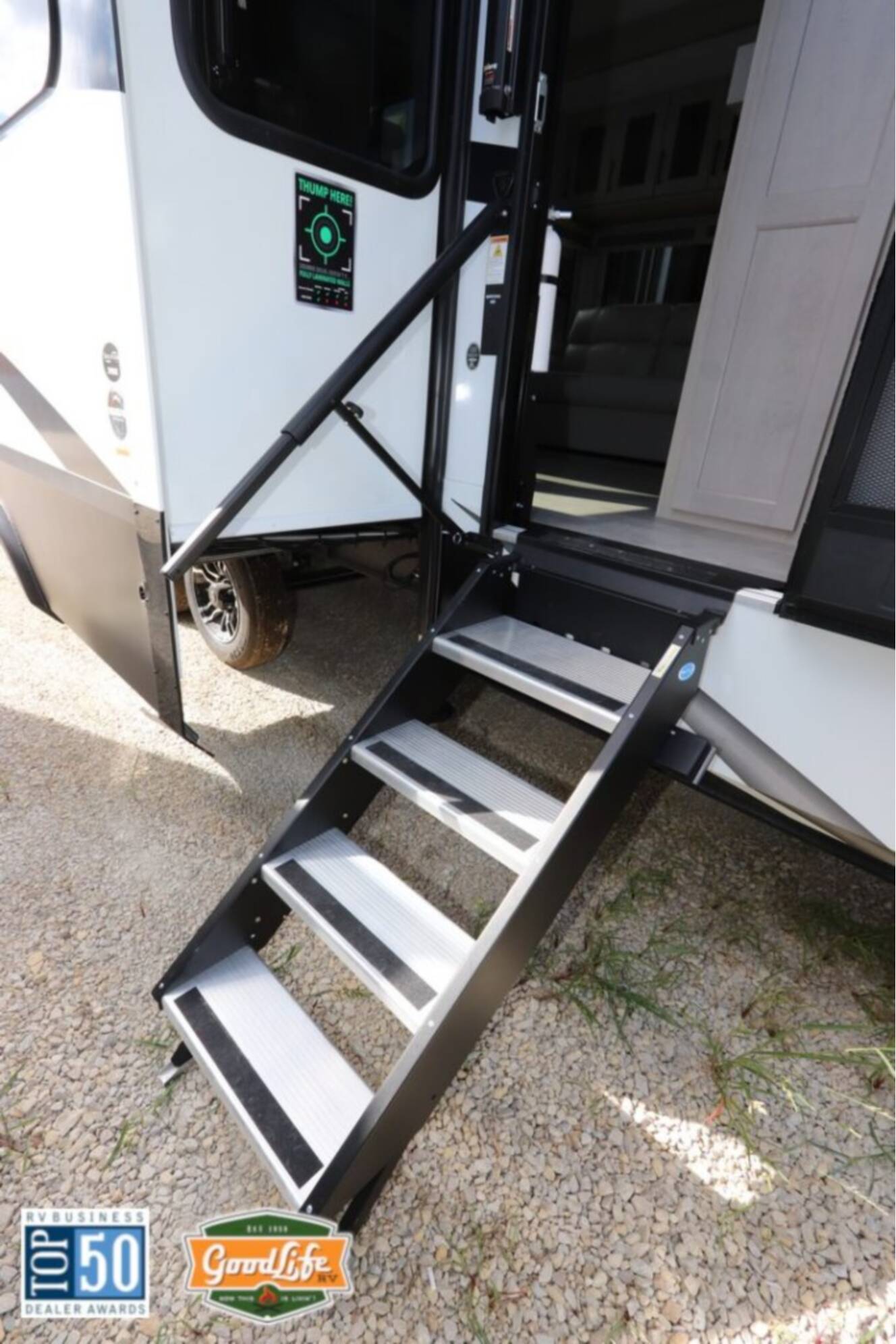 A photo of this 2026 Grand Design Solitude 390RK