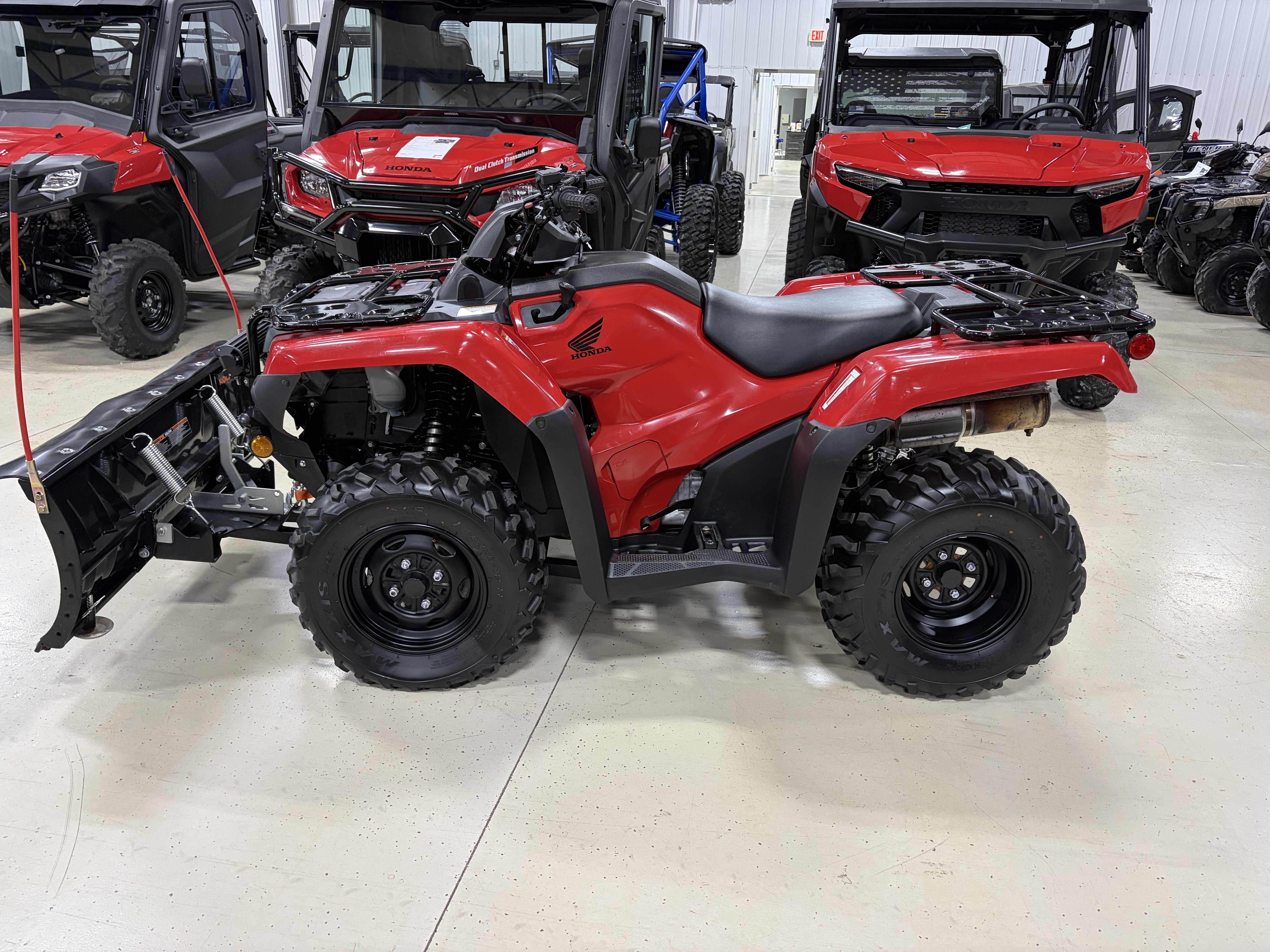 2025 Honda FourTrax Rancher 4x4 w/ 48" blade in storm lake IA