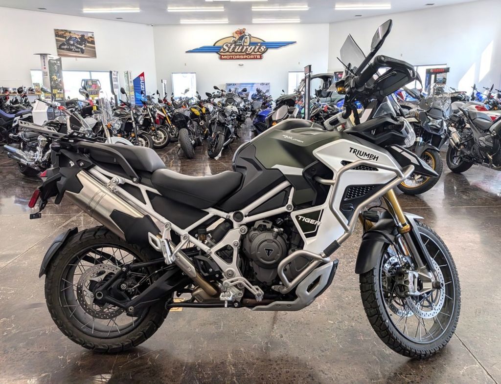 2023 Triumph Tiger 1200 Rally Pro Matte Khaki Green RALLY PRO in Sturgis, SD