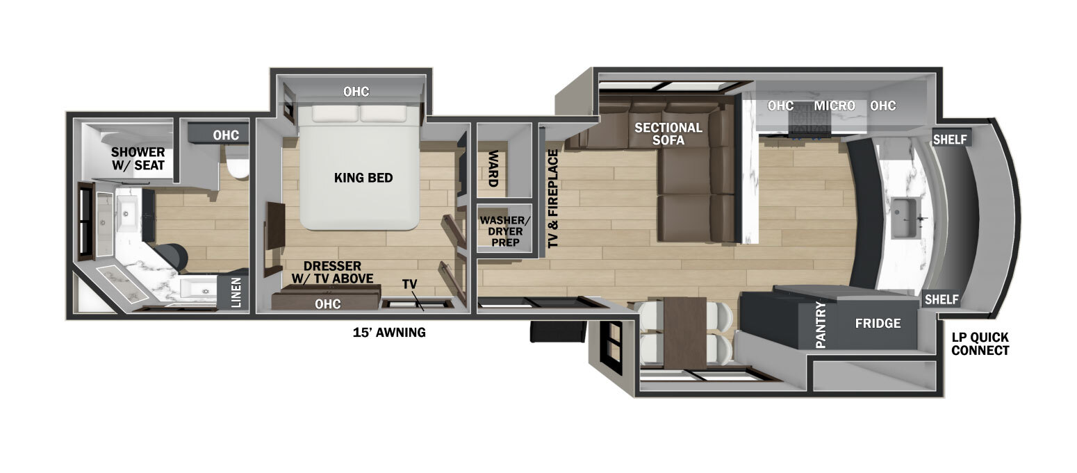 2027 Forest River Cedar Creek Cottage 40CMK in sylvania OH